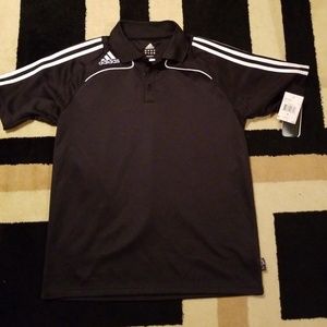 NWT Adidas Polo Black
